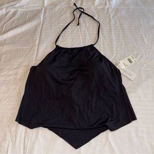 Kenneth Cole Reaction Black Halter Swim Top